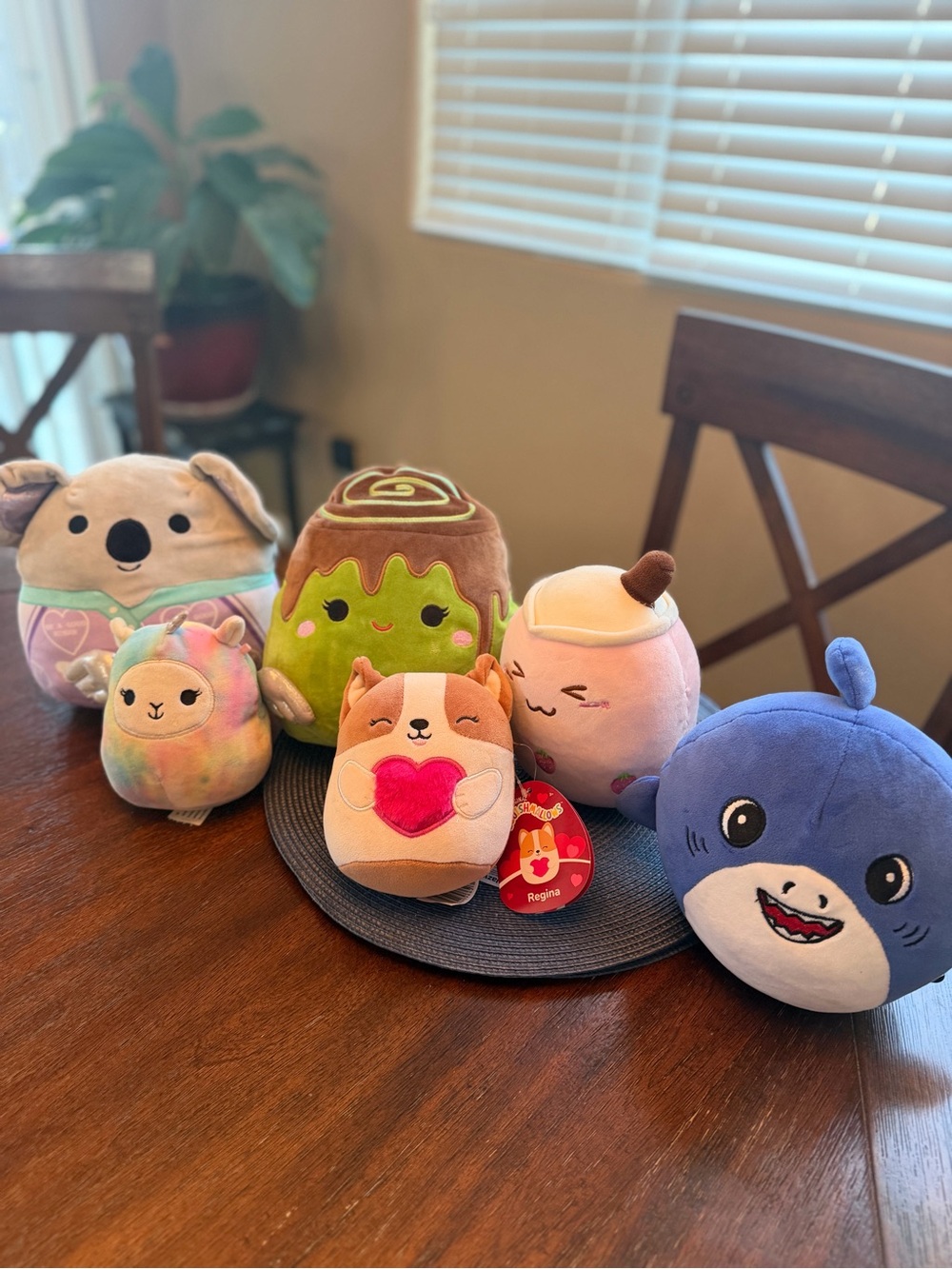 Plushie Lot of 6 (4 Official Squishmallows + 2 Bonus Squishy Plushies!)